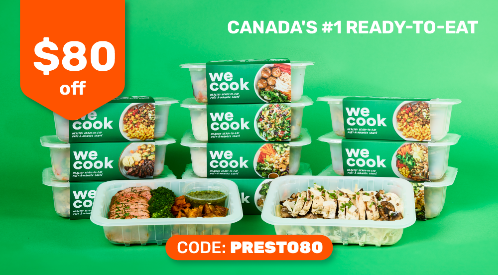 $80 off; Canada’s #1 Ready-To-Eat; Code: PRESTO80