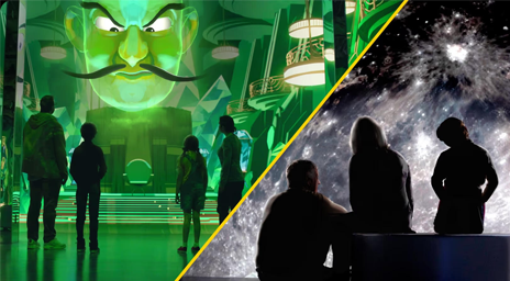 Two shows running at Illuminarium, Space and Journey to Oz